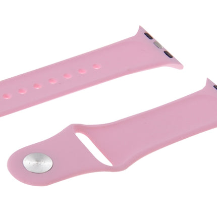 For Apple Watch Sport 38mm High-performance Rubber Sport Watch Band with Pin-and-tuck Closure - DealBuddy