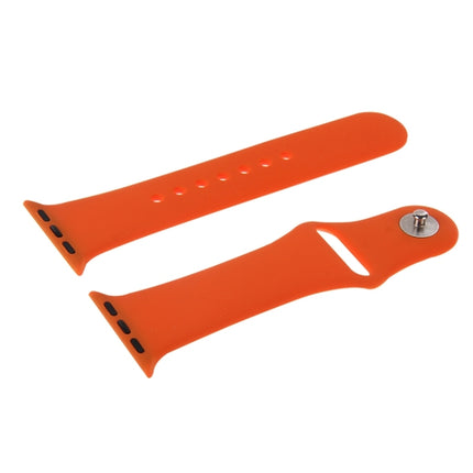 For Apple Watch Sport 38mm High-performance Rubber Sport Watch Band with Pin-and-tuck Closure - DealBuddy