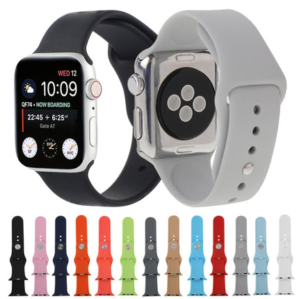 For Apple Watch Sport 38mm High-performance Rubber Sport Watch Band with Pin-and-tuck Closure - DealBuddy