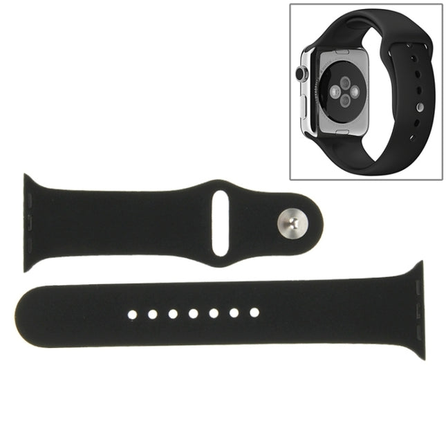 For Apple Watch Sport 42mm High-performance Rubber Sport Watch Band with Pin-and-tuck Closure - DealBuddy