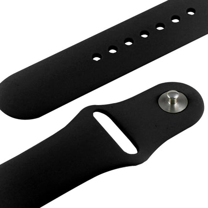 For Apple Watch Sport 42mm High-performance Rubber Sport Watch Band with Pin-and-tuck Closure - DealBuddy