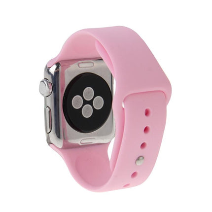 For Apple Watch Sport 42mm High-performance Longer Rubber Sport Watch Band with Pin-and-tuck Closure - DealBuddy