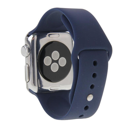 For Apple Watch Sport 42mm High-performance Longer Rubber Sport Watch Band with Pin-and-tuck Closure - DealBuddy