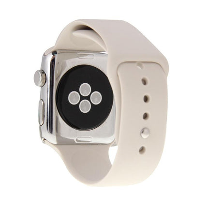 For Apple Watch Sport 42mm High-performance Longer Rubber Sport Watch Band with Pin-and-tuck Closure - DealBuddy