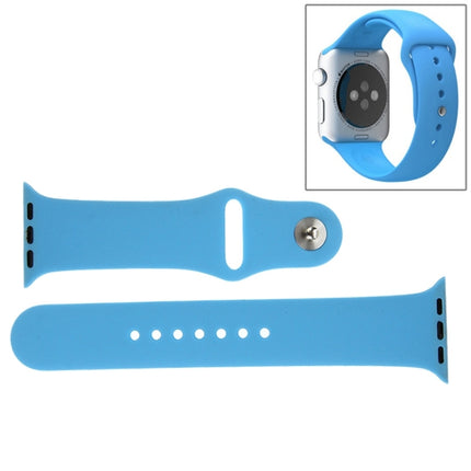 For Apple Watch Sport 42mm High-performance Longer Rubber Sport Watch Band with Pin-and-tuck Closure - DealBuddy