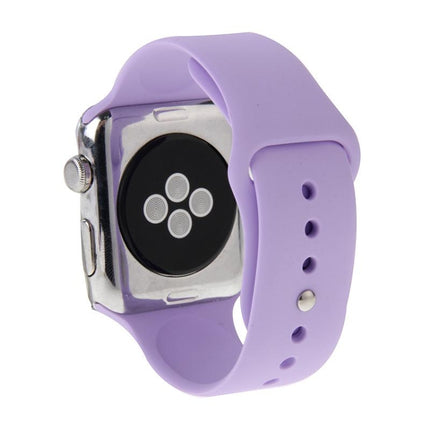 For Apple Watch Sport 42mm High-performance Longer Rubber Sport Watch Band with Pin-and-tuck Closure - DealBuddy
