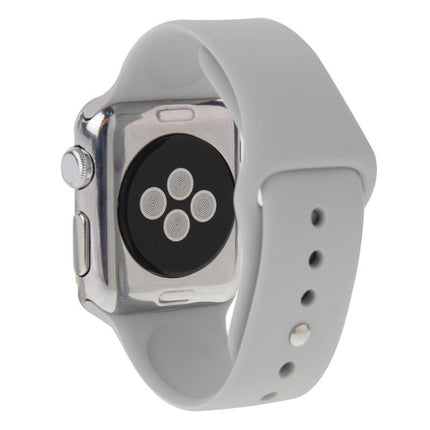 For Apple Watch Sport 42mm High-performance Longer Rubber Sport Watch Band with Pin-and-tuck Closure - DealBuddy
