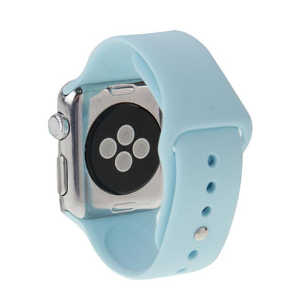 For Apple Watch Sport 42mm High-performance Longer Rubber Sport Watch Band with Pin-and-tuck Closure - DealBuddy