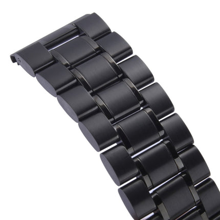 For Apple Watch 42mm Black Steel Watch Band, Only Used in Conjunction with Connectors (S-AW-0062) - DealBuddy