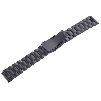For Apple Watch 38mm Black Steel Watch Band, Only Used in Conjunction with Connectors (S-AW-3291) - DealBuddy
