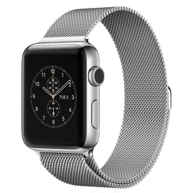For Apple Watch 38mm Milanese Loop Magnetic Stainless Steel Watchband - DealBuddy