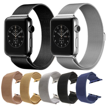 For Apple Watch 38mm Milanese Loop Magnetic Stainless Steel Watchband - DealBuddy