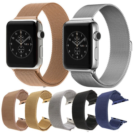 For Apple Watch 42mm Milanese Loop Magnetic Stainless Steel Watch Band - DealBuddy