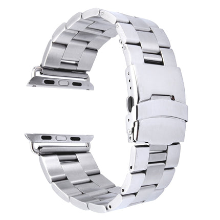 For Apple Watch 38mm Stainless Steel Classic Buckle Watch Band - DealBuddy