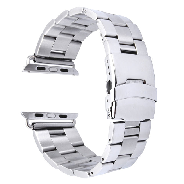For Apple Watch 38mm Stainless Steel Classic Buckle Watch Band - DealBuddy
