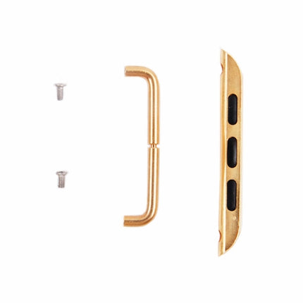 For Apple Watch 42 / 44 / 45mm Metal Strap Connector Metal Buckle, Pair - DealBuddy