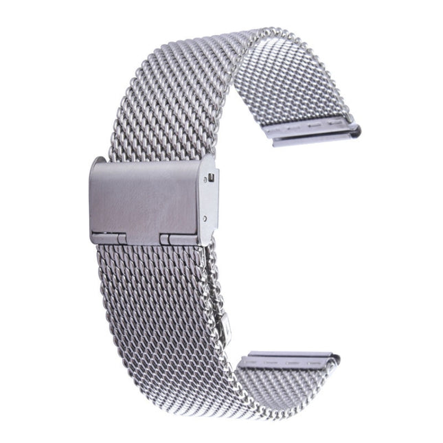 For Apple Watch 38mm Milanese Classic Buckle Stainless Steel Watch Band , Only Used in Conjunction with Connectors ( S-AW-3291 ) - DealBuddy