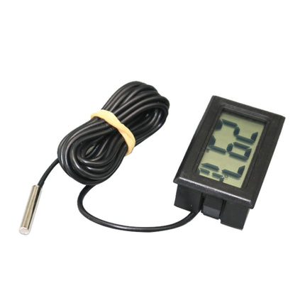 Mini LCD Digital Thermometer for Fridge Freezer, Insert Size 46mm x 26.6mm, Cable Length 1m - DealBuddy