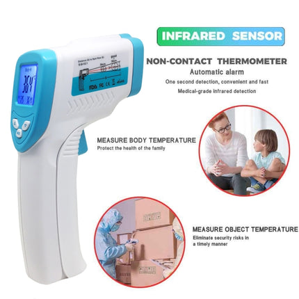 DT8018 Non-contact Forehead Body Infrared Thermometer, Temperature Range: 32.0 Degree C - 42.5 Degree C - DealBuddy