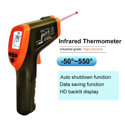 DT-8380 Infrared Thermometer, Temperature Range: -50 - 550 Degrees Celsius, Distance range: 35cm - DealBuddy