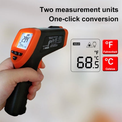 DT-8380 Infrared Thermometer, Temperature Range: -50 - 550 Degrees Celsius, Distance range: 35cm - DealBuddy