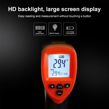 DT-8380 Infrared Thermometer, Temperature Range: -50 - 550 Degrees Celsius, Distance range: 35cm - DealBuddy