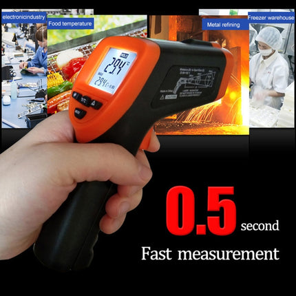 DT-8380 Infrared Thermometer, Temperature Range: -50 - 550 Degrees Celsius, Distance range: 35cm - DealBuddy
