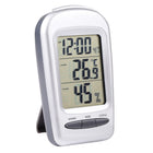 LCD Digital Desk Indoor Thermometer Hygrometer with Date / Clock / Freezing Warning - DealBuddy