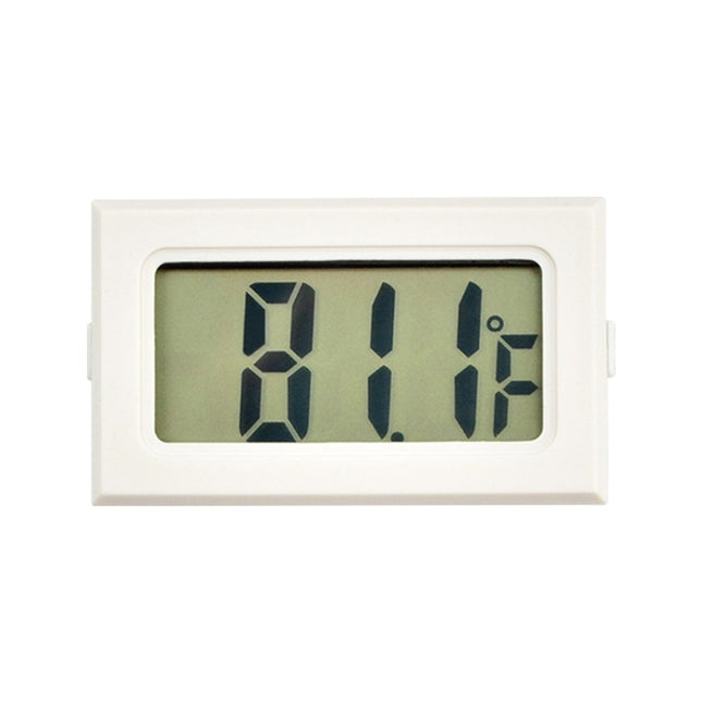Mini LCD Indoor Digital Thermometer (Fahrenheit Display), White - DealBuddy