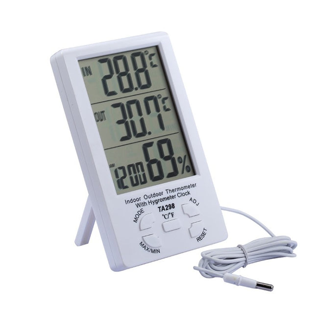 TA298 Digital LCD Humidity / Hygrometer and Thermometer with Extra Sensor Cable - DealBuddy