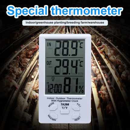 TA298 Digital LCD Humidity / Hygrometer and Thermometer with Extra Sensor Cable - DealBuddy