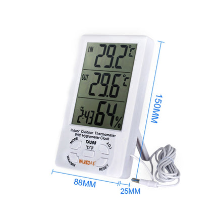 TA298 Digital LCD Humidity / Hygrometer and Thermometer with Extra Sensor Cable - DealBuddy