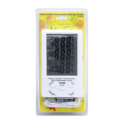 TA298 Digital LCD Humidity / Hygrometer and Thermometer with Extra Sensor Cable - DealBuddy
