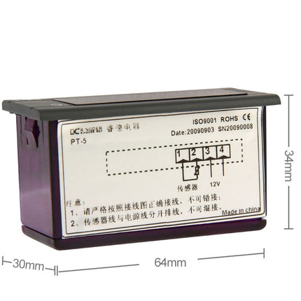 PT-5 Digital LCD Probe Fridge Freezer Thermometer Thermograph for Refrigerator, Temperature Ranger: -40 to 110 Degree Celsius - DealBuddy
