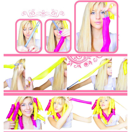 16 x Magic Leverage Circle Hair Styling Roller Curler