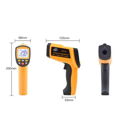 Infrared Thermometer, Temperature Range: -50 - 1150 Degrees Celsius - DealBuddy