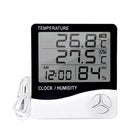 Outdoor / Indoor LCD Digital Electronic Thermometer Hygrometer Alarm Clock - DealBuddy