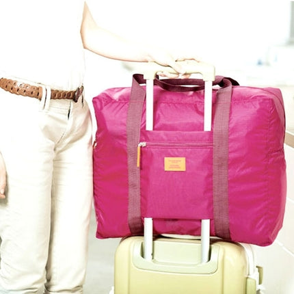 Embellish Multi-functional Portable Waterproof  Large Capacity Nylon Foldable Pouch Storage Bag for Travel, Size: 44cm x 35cm x 19cm