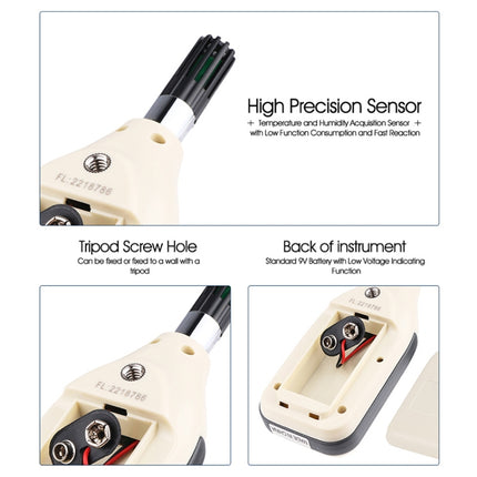 BENETECH GM1362 1.45 Inch Screen Digital Humidity & Temperature Meter - DealBuddy