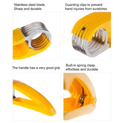 LsCook Kitchen Tool Banana Slicer Cutter Chopper for Fruit Salad, Banana Slicer - DealBuddy