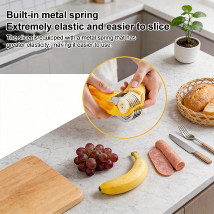 LsCook Kitchen Tool Banana Slicer Cutter Chopper for Fruit Salad, Banana Slicer - DealBuddy