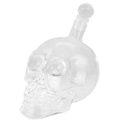 Crystal Glass Skull Bottle for Vodka & Whiskey & Beer Liqueur & Red Wine & Other Beverage, 550ML - DealBuddy