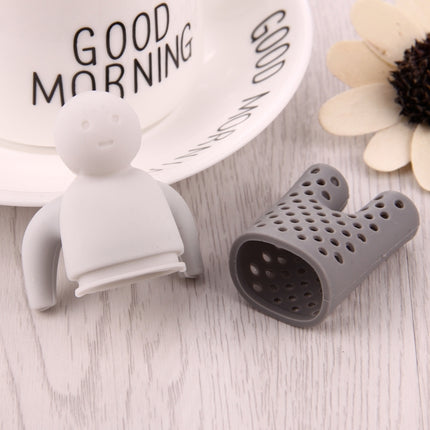 Cute Mr Tea Infuser Silicone Tea Strainers
