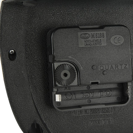 Roman Numeral Novelty Distorted Retro Timepiece Art Warp Chrome Melting Quartz Irregular Clock