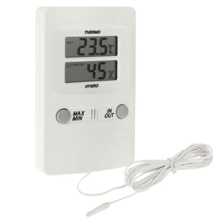 TH02 Digital LCD Indoor Outdoor Sensor Probe Weather Humidity Hygrometer Thermometer - DealBuddy