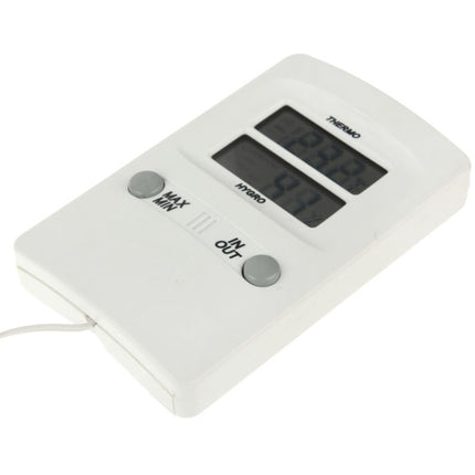 TH02 Digital LCD Indoor Outdoor Sensor Probe Weather Humidity Hygrometer Thermometer - DealBuddy