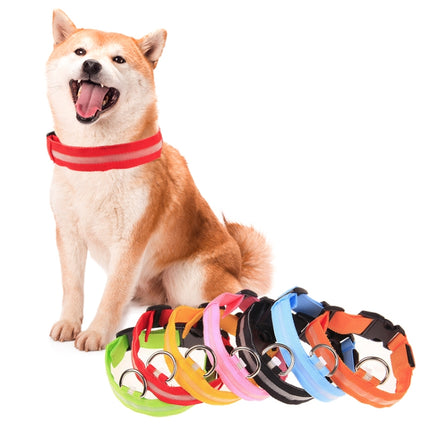 Adjustable 3-Mode LED Flashing Dog Collar, Size: S , Size: S, Size: M, Size: L, Size: XL - DealBuddy