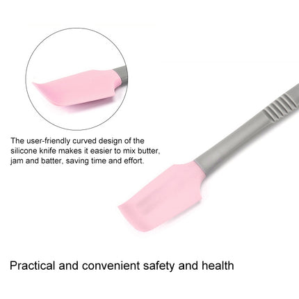 4 PCS Silicone Scraper Butter Spreader Knife Cake Smoother Cake Baking Tool