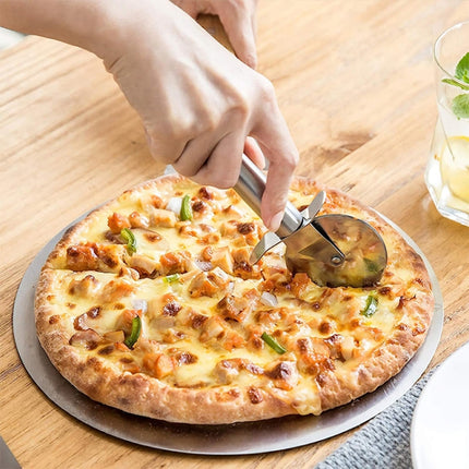 Stainless Steel Round Pizza Cutter Knife