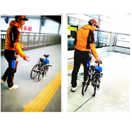 OQSPORT Folding Bicycle Auxiliary Wheel Booster Wheel